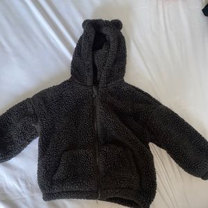 toddler hooded sherpa sweatshirt